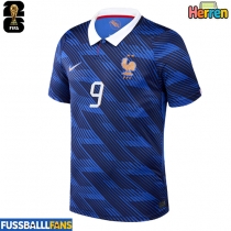 Frankreich Marcus Thuram #9 Heimtrikot EM 2024 Kurzarm